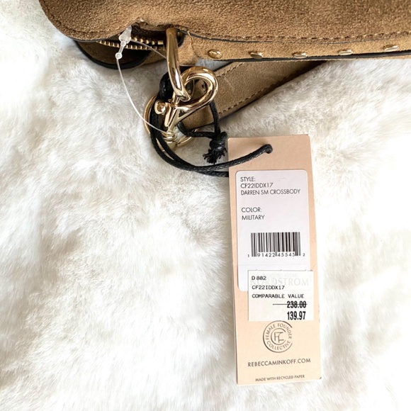 NWT Rebecca Minkoff Suede Crossbody - Picture 3 of 10